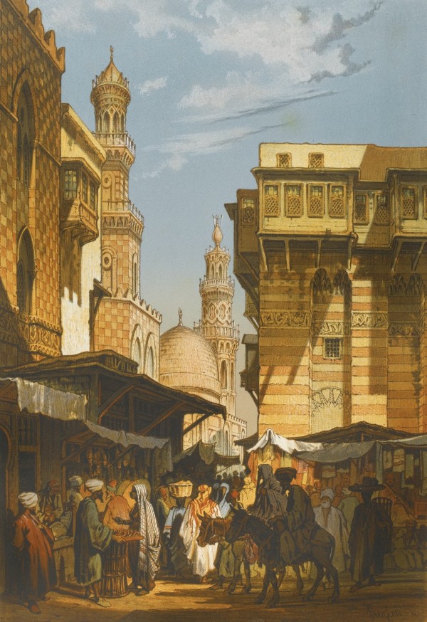 Market in Istanbul by Alberto Pasini